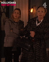 Out Of Time Reaction GIF by Hollyoaks