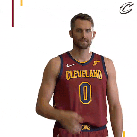 Kevin Love Sport GIF by Cleveland Cavaliers
