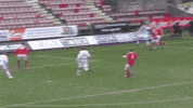 officialdafc football goal volley dunfermline GIF