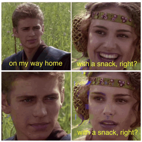 Hungry Star Wars GIF by patternbase