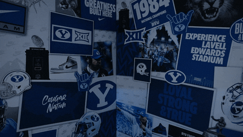 Lets Go Yes GIF by BYU Cougars
