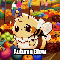 Pumpkin Bee GIF by Beelightened