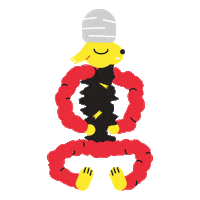 VSLPU reaction happy illustration design Sticker