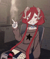 Sad Smoke GIF