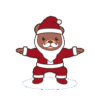 Merry Christmas Dancing Sticker by BEARISH