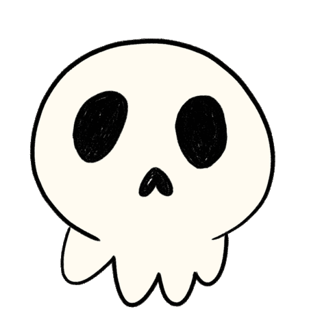 Death Skull Sticker