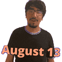 August Sticker