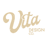 vitadesignco retro vita design co Sticker