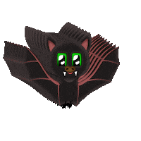 eternalsparkcoach halloween bat toxic saskia Sticker