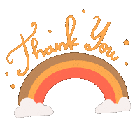 Merci Beaucoup Thank You Sticker by Demic