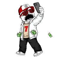 Money Show Off Sticker by Rageguy