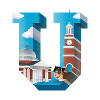 Bell Tower Logos Sticker by Union University