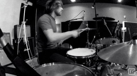 fuseboxpoet giphyupload drummer drumming pat gerasia GIF