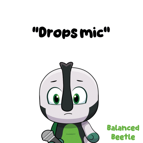 Bug Mic Drop GIF by VeeFriends