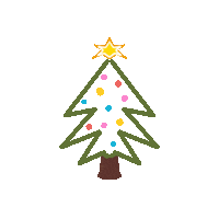Happy Merry Christmas Sticker