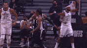 Nba Playoffs Hug GIF by NBA