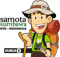 Sumbawa Sticker by Kubus Digital