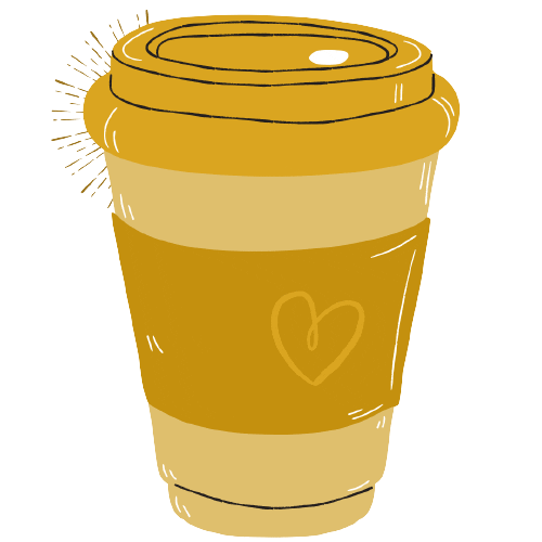 suspirojewels giphyupload happy coffee cafe Sticker
