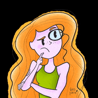 vero_sparkles confused question lion pregunta GIF