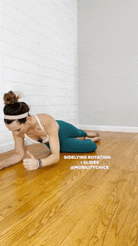mobilitychick fitness exercise movement drill GIF
