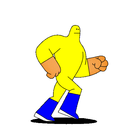 Omagg giphyupload running omaggs robotrunning Sticker