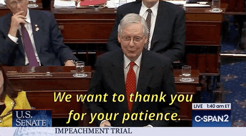 news giphyupload giphynewsuspolitics senate impeachment trial impeachment trial GIF