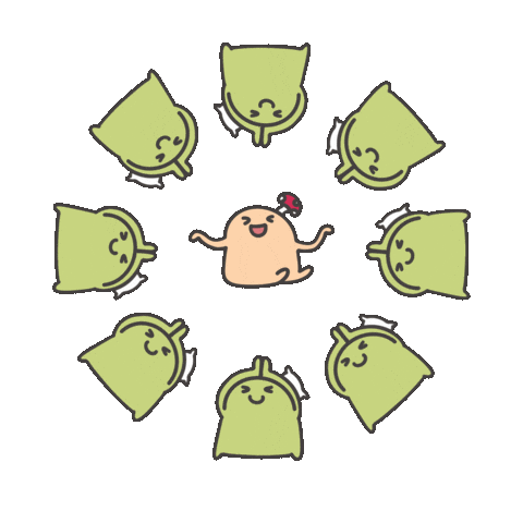 開心 旋轉 Sticker