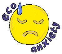 sad climate change Sticker by Tolly Dolly Posh