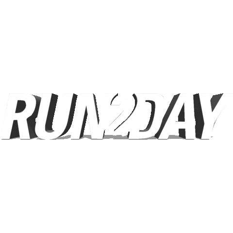 Run2Day giphyupload running run2day Sticker