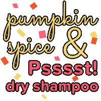 pumpkin spice hair Sticker by Freeman Beauty