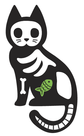 erstwilder cat halloween scary kitty Sticker