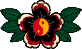 Ying Yang Flower Sticker by Criar Filtros para Stories
