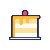 empirecoffee cake empirecof cake animation empire cafe Sticker