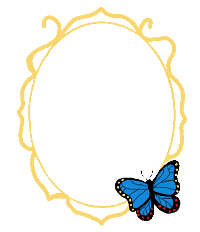 Butterfly Frame Sticker