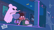 Ludo_Studio animation halloween ghost candy GIF