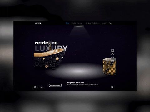 NOVORIUM giphygifmaker real estate luxury website GIF