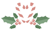 Heart Christmas Sticker