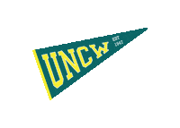 uncw_admissions gold seahawks navy teal Sticker
