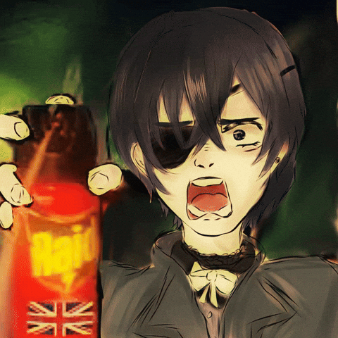 Disgusted Black Butler GIF