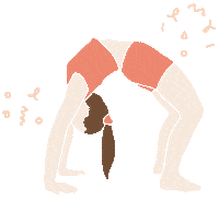 kalicreative party yoga exercise confetti Sticker