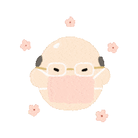 Pink Mask Sticker by Tina