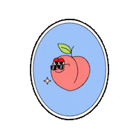 thildesign love fruit fresh juice Sticker