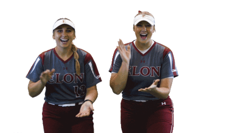 Elon Softball Sticker by Elon Phoenix