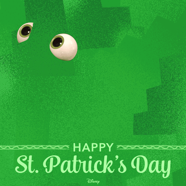 st. patrick's day luck GIF by Disney