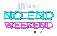 friday drinking Sticker by UV Vodka