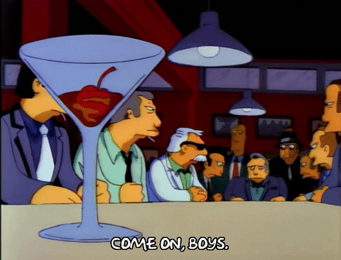 Season 3 Martini Glass GIF by The Simpsons