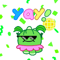 Happy Lets Go Sticker by DINOSALLY