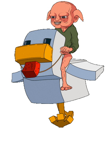 Chicken Jockey Sticker