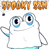 Halloween Ghost Sticker by Croakey