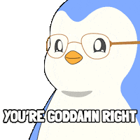 You Are Right Breaking Bad Sticker by Pudgy Penguins